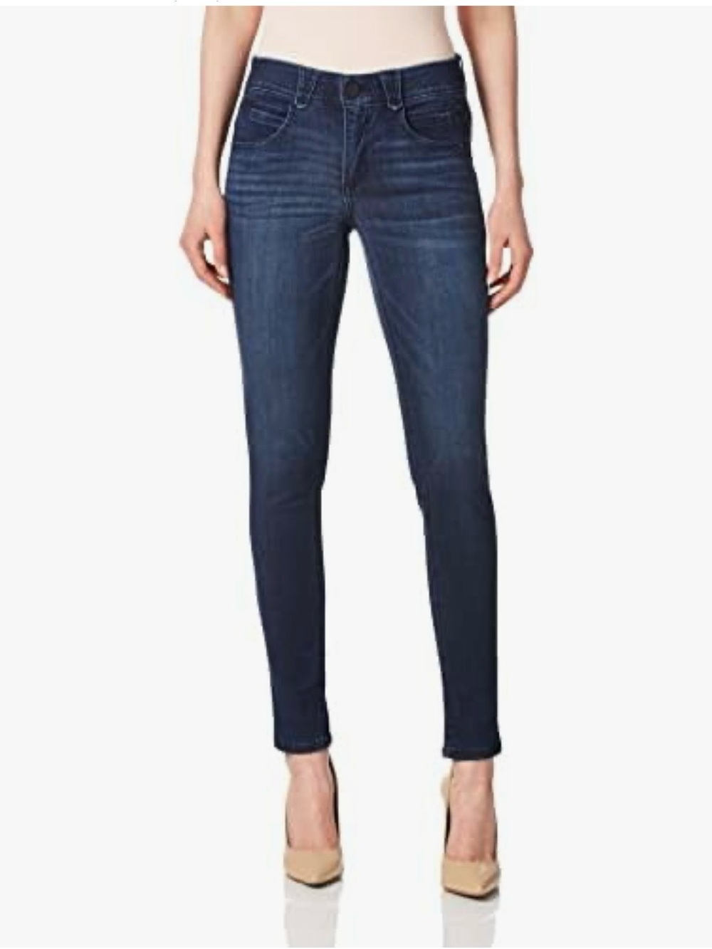 Democracy Ab Solution Dark Indigo Skinny Jeans Women's Size 6 Jegging